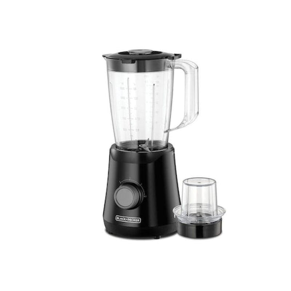Black And Decker Blender with Grinding Mill - 1.5 L - 500 W - Black and Clear - Zrafh.com - Your Destination for Baby & Mother Needs in Saudi Arabia
