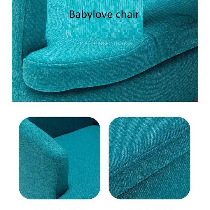 Children Furniture High Leg Sofa 58.5x38x58.5 cm By Baby Love - 33-005C-GREEN - ZRAFH