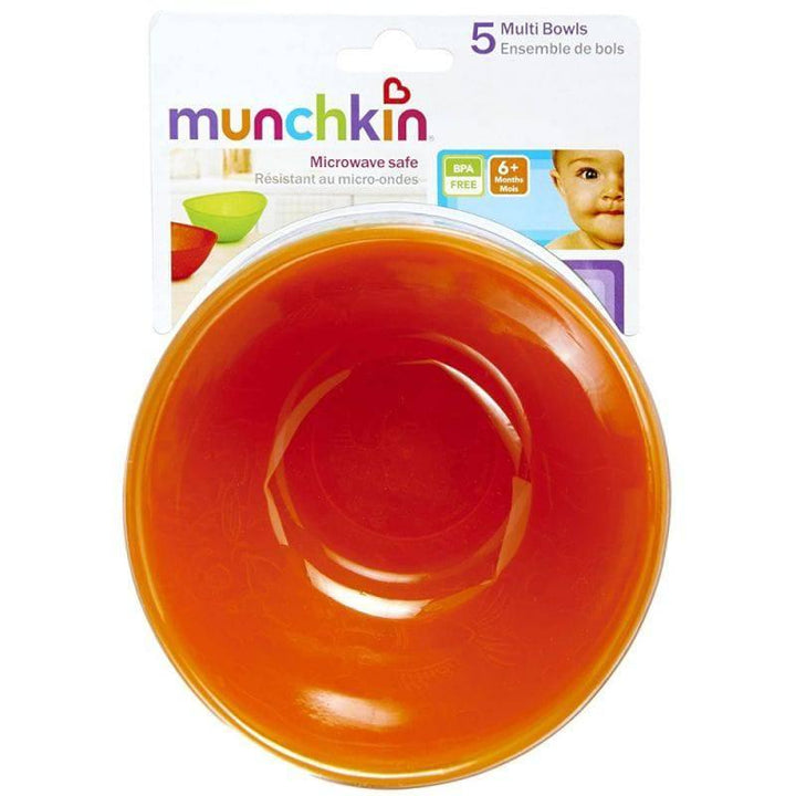 Munchkin Multi Bowls, 6+ Months - Pack Of 5 - ZRAFH