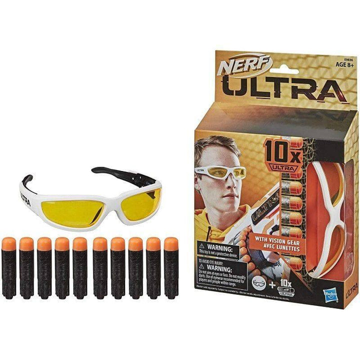 Ultra Vision Gear and 10 Ultra Darts - The Ultimate in Nerf Dart Blasting From Nerf Multicolor - 24.7x15.8x4.4 cm - E9836 - ZRAFH