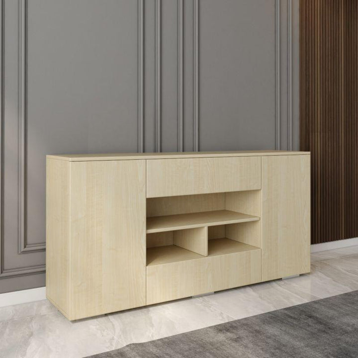 Beige Console Storage Unit By Alhome - Zrafh.com - Your Destination for Baby & Mother Needs in Saudi Arabia