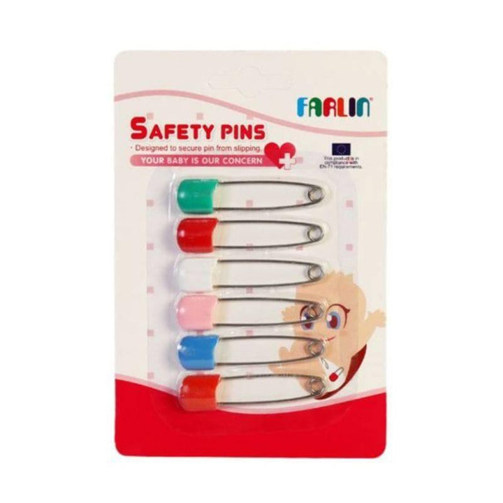 Farlin Safety Pins - 6 Pieces - BF.121.6 - ZRAFH