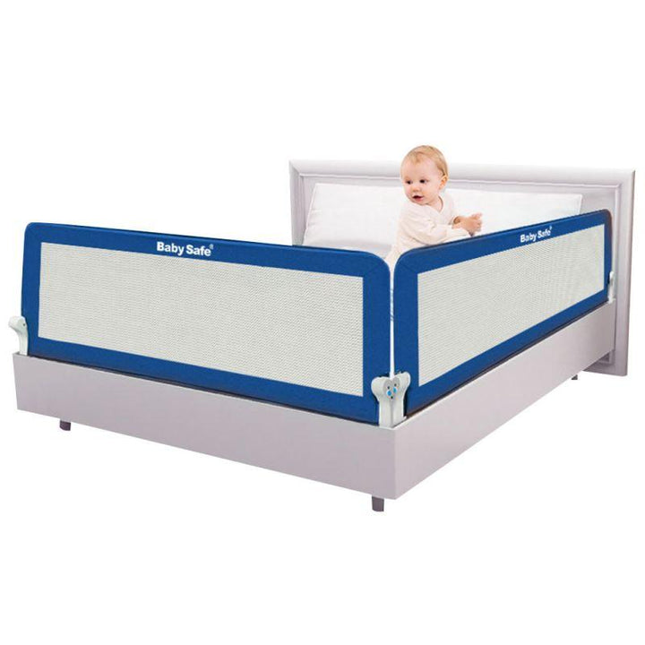 Baby Safe Bed Safety Bed Rail - (120X42 cm) - Blue - BS_BR_BU - ZRAFH