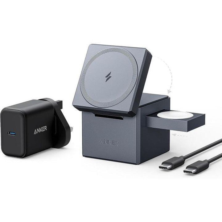 Anker 3 In 1 Charging Cube With Magsafe - 30W - 1.5 m - Y1811HA1 - ZRAFH