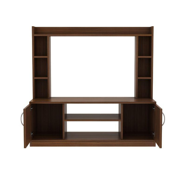 Brown High TV Table By Alhome - Zrafh.com - Your Destination for Baby & Mother Needs in Saudi Arabia