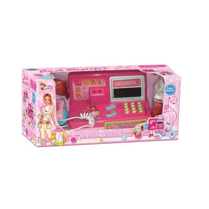 Cashier Register Play Set Pink - 34.5x13.5x15.5 cm - 24-494070 - ZRAFH