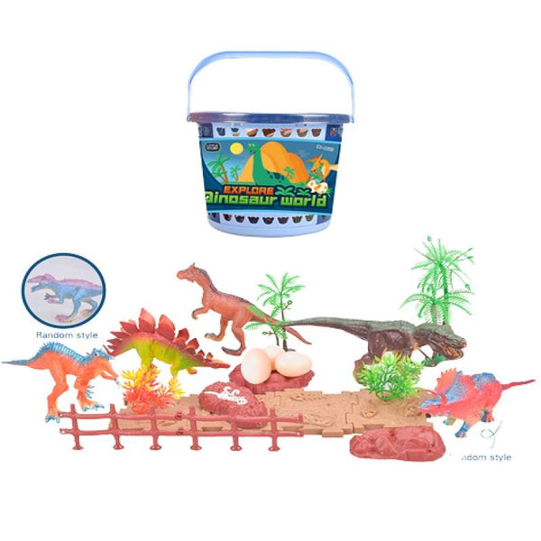 Little Story 21 Piece Dinosaur World Bucket Set - Zrafh.com - Your Destination for Baby & Mother Needs in Saudi Arabia