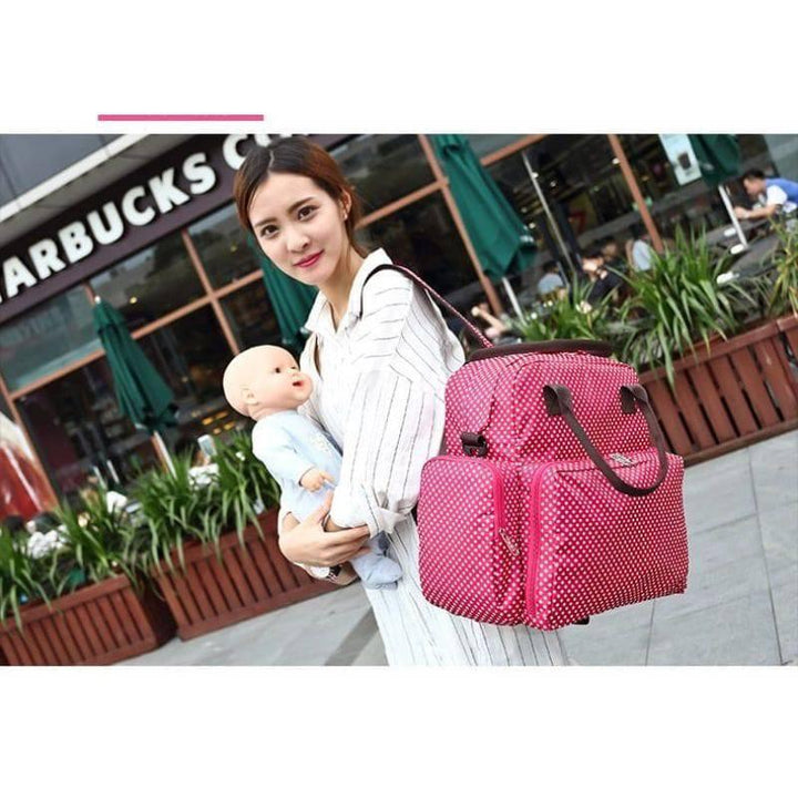 Babylove Mommy Diaper Bag - Pink - 33-52053 - ZRAFH