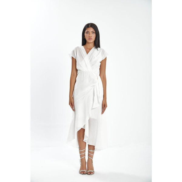 Londonella Women's Long Summer Dress With V-Neck - LON100290 - Zrafh.com - Your Destination for Baby & Mother Needs in Saudi Arabia