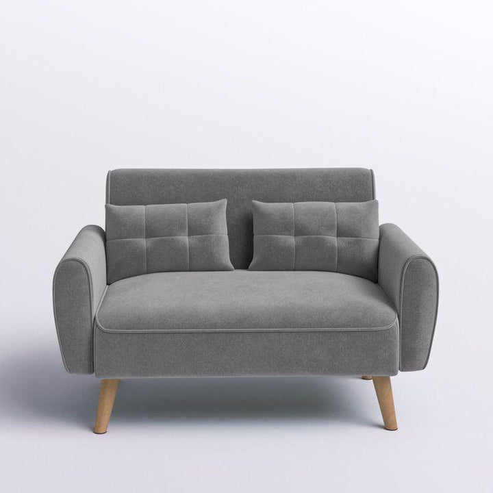 Modern Sleek Velvet 2 Seater Sofa - 180x85x85 cm - By Alhome - Zrafh.com - Your Destination for Baby & Mother Needs in Saudi Arabia