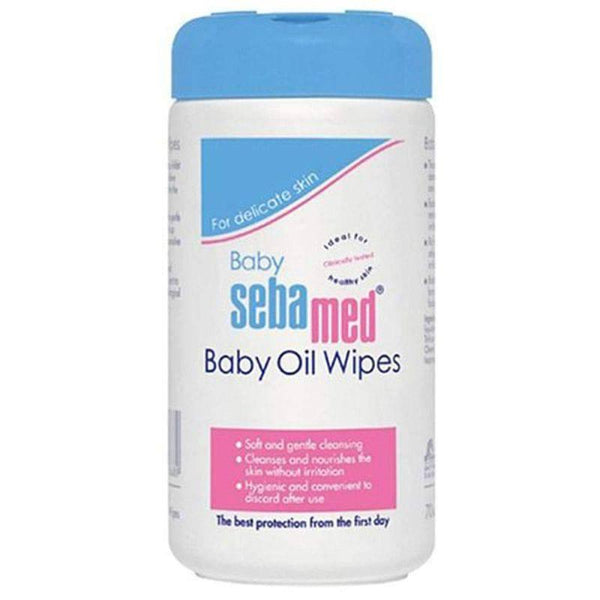 Sebamed Baby Oil Wipes - 70 sheets - ZRAFH