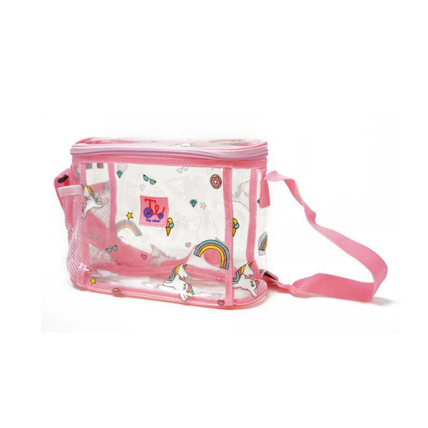 Tinywheel Bento Box 4 Compartments - Pink - Unicorn