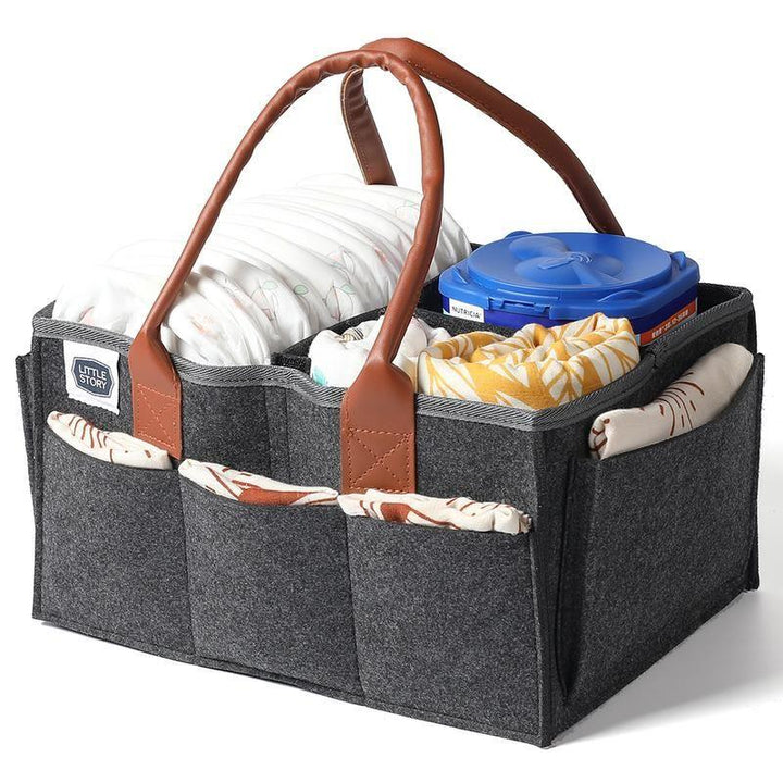 Little Story Diaper Caddy+Pouch - Medium - Zrafh.com - Your Destination for Baby & Mother Needs in Saudi Arabia