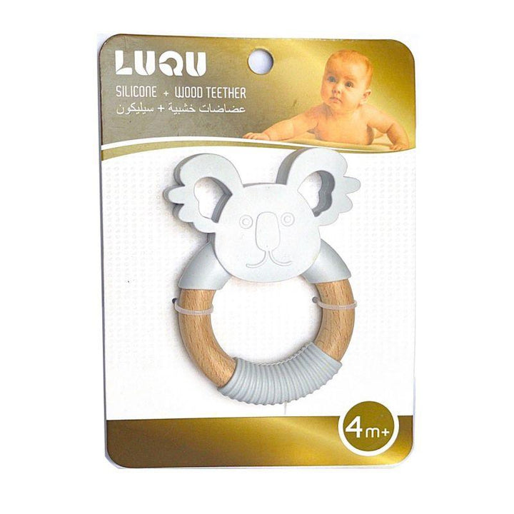 Luqu Silicone Wood Teether - Head - ZRAFH