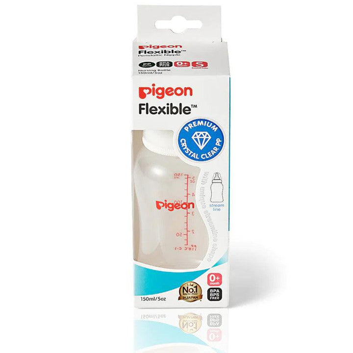 Pigeon Strea Plastic Bottle Slim Neck - Plain - Zrafh.com - Your Destination for Baby & Mother Needs in Saudi Arabia