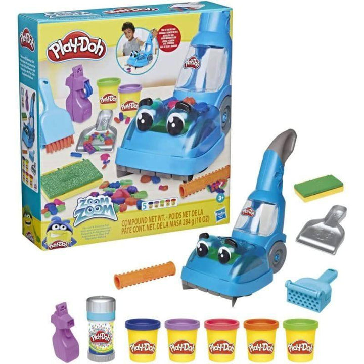 Play-Doh Zoom Zoom Vacuum and Cleanup Toy - 5 Cans - ZRAFH