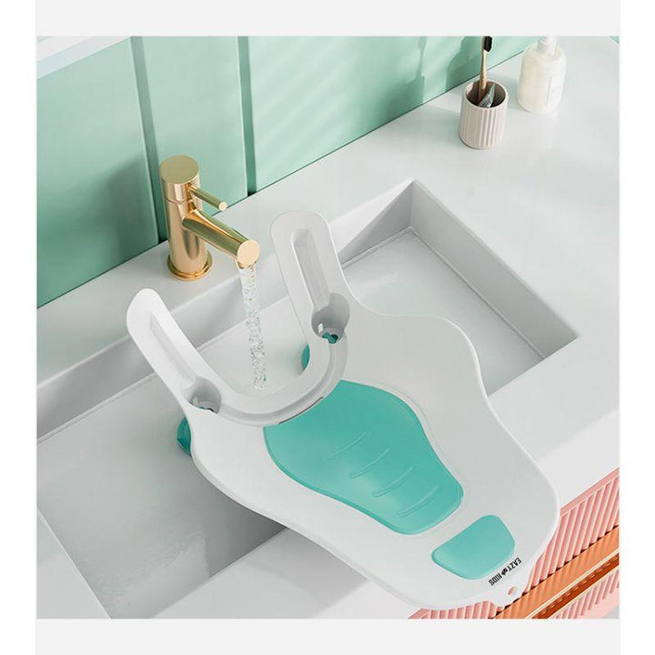 Eazy Kids 2in1 Sink Bath Support Tub And Butt Cleaning Station - Green - Zrafh.com - Your Destination for Baby & Mother Needs in Saudi Arabia