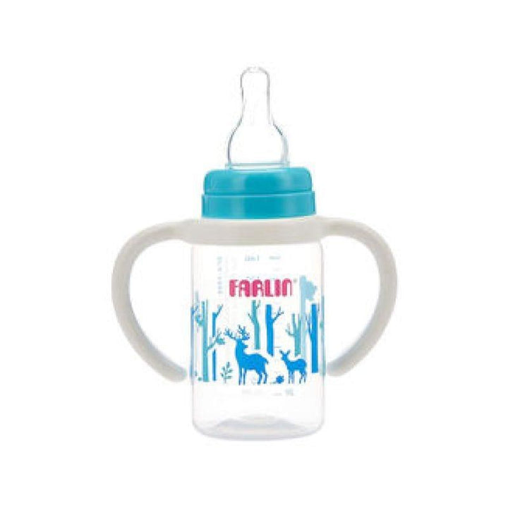 Farlin Plastic Standard Neck Feeding Bottle 140 ml - Blue - ZRAFH