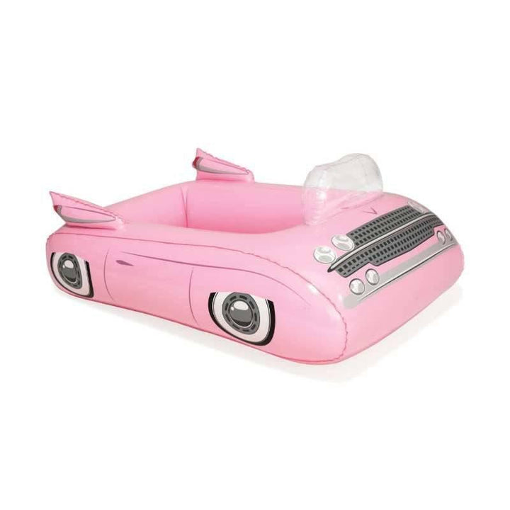 Inflatable Party Car Swim Ride-On For Kids - 89x69 cm Pink - 26-43164 - ZRAFH