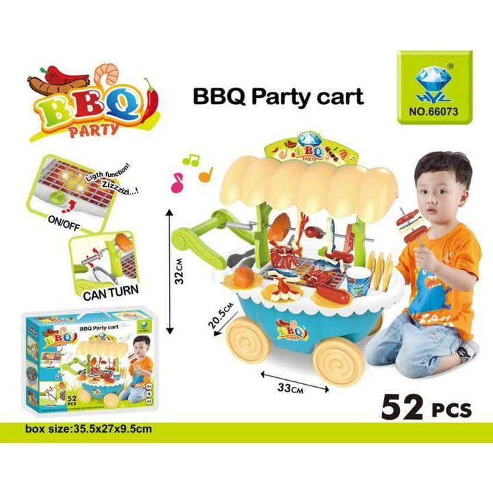 Barbecue Party Cart From Basmah Multicolor - 18-66093-2 - ZRAFH