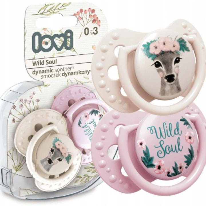 Lovi Silicone Soother - Size 0-3 Months - 2 Pieces - 22/882 - ZRAFH