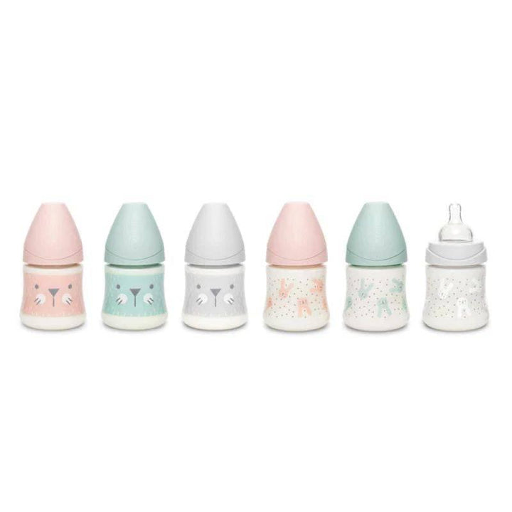 Suavinex Hygge Rabbit Baby Feeding Bottle 150 ml - Pink - ZRAFH