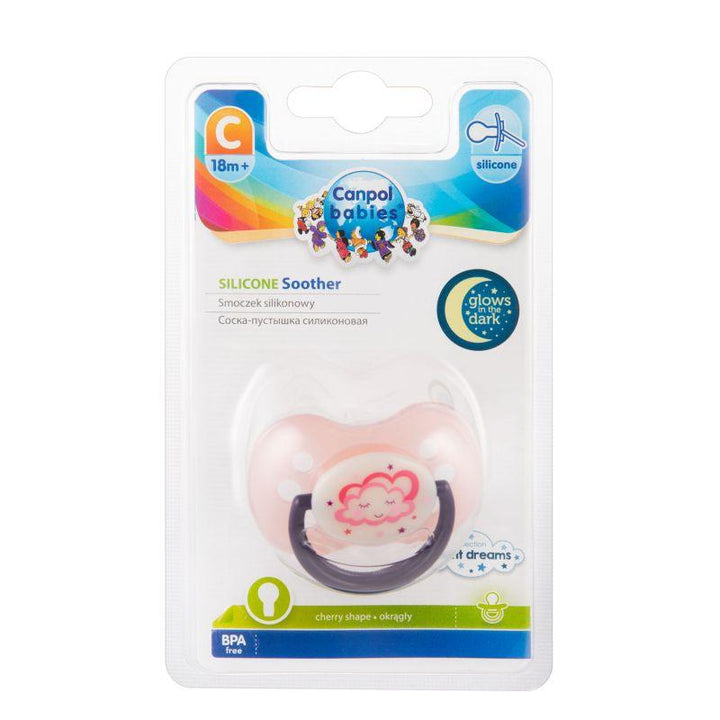 Canpol Babies Silicone Soother - Size 18+ - Night Dreams - 22/641 - ZRAFH