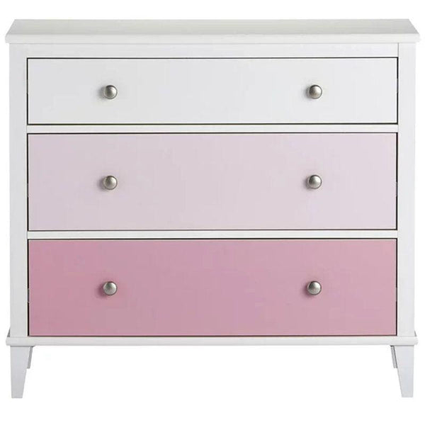 Kids Dresser: 89x48x79 Wood, Pink by Alhome - Zrafh.com - Your Destination for Baby & Mother Needs in Saudi Arabia