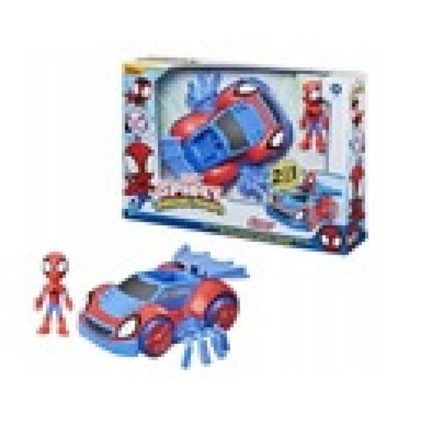 Spidey Amazing Friends Web-Crawler Vehicle 2in1 + Figure -10 cm Spidey - F1944 - ZRAFH