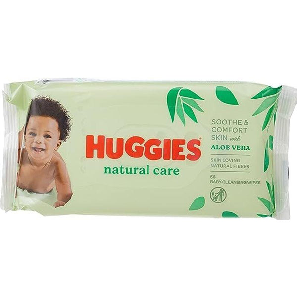 Huggies Baby Wipes Natural Care - 56 Wipes - Zrafh.com - Your Destination for Baby & Mother Needs in Saudi Arabia