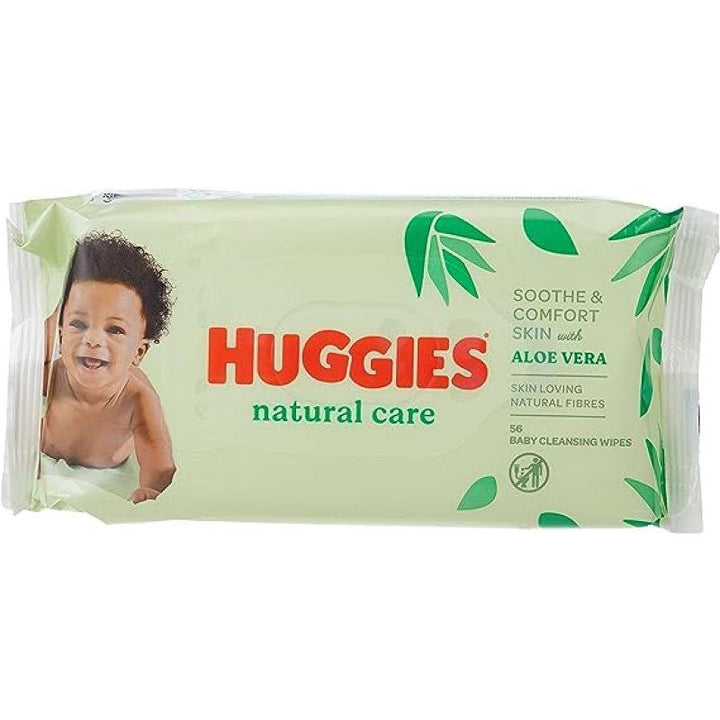 Huggies Baby Wipes Natural Care - 56 Wipes - Zrafh.com - Your Destination for Baby & Mother Needs in Saudi Arabia