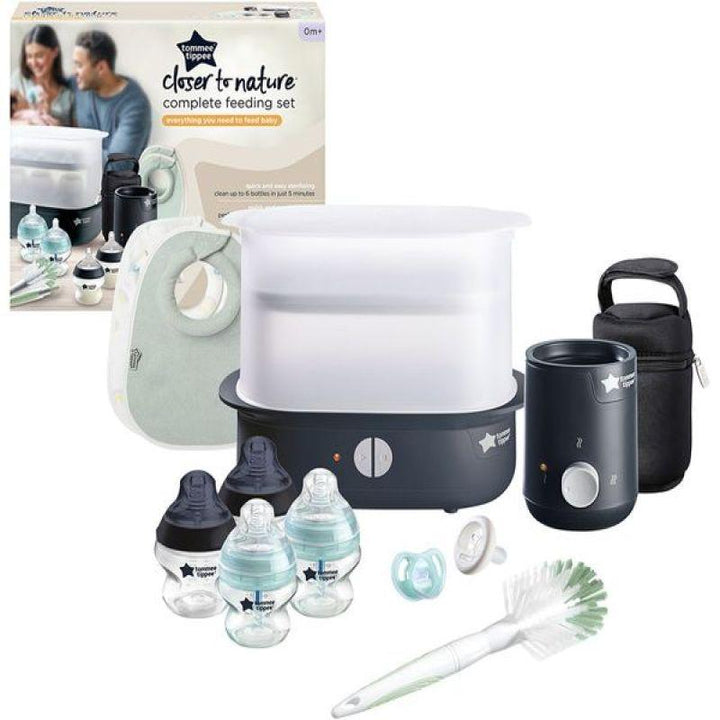 Tommee Tippee Complete Feeding Kit - Black - Zrafh.com - Your Destination for Baby & Mother Needs in Saudi Arabia