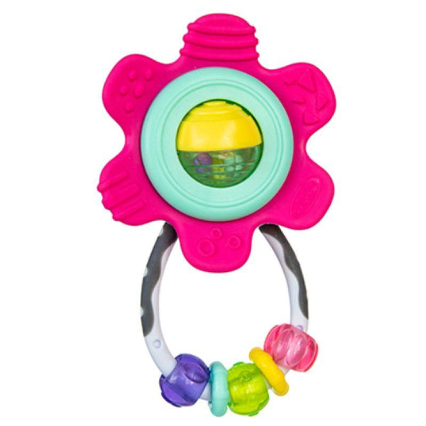 Infantino Spin & Rattle Realistic Look Soothing Baby Teether Bpa Free - Zrafh.com - Your Destination for Baby & Mother Needs in Saudi Arabia