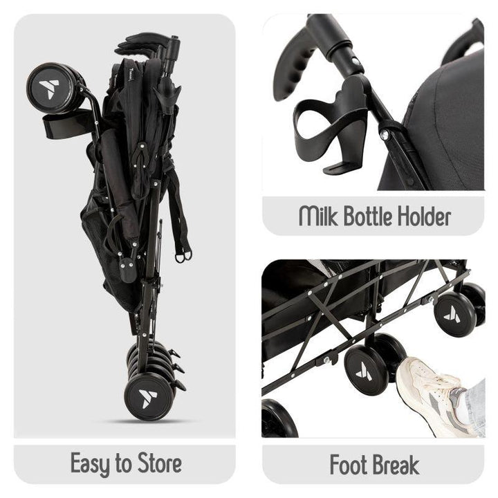 Teknum Twin Stroller Fellow - Zrafh.com - Your Destination for Baby & Mother Needs in Saudi Arabia