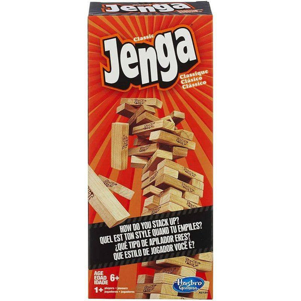 Jenga Classic Game From Hasbro Gaming Multicolor - 25x12.7x12.7 cm - A2120 - ZRAFH