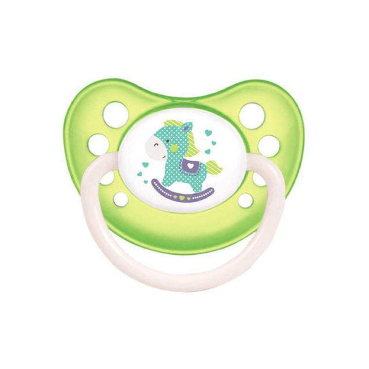 Canpol Orthodontic Silicone Soother With Printed Pattern - Size 0-6 Months - 23/256 - ZRAFH