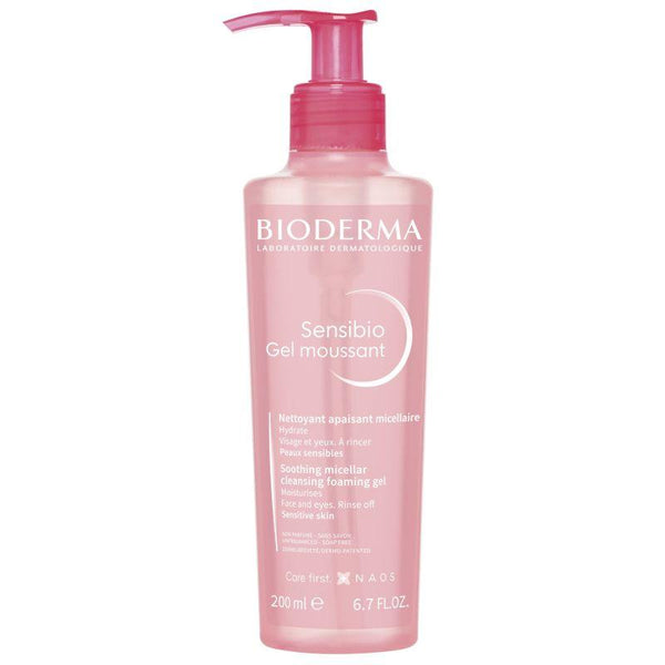 Bioderma Sensibio Cleansing Gel for Sensitive Skin – 200 ml - Zrafh.com - Your Destination for Baby & Mother Needs in Saudi Arabia