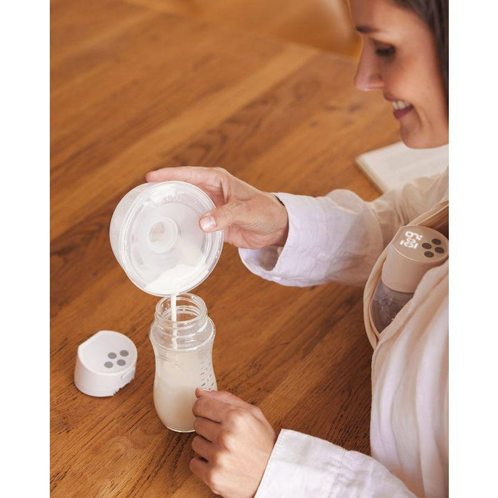 Momcozy S12 Pro Hands Free Breast Pump With Comfortable Double Sealed Flange - 1 Pack - White - Zrafh.com - Your Destination for Baby & Mother Needs in Saudi Arabia