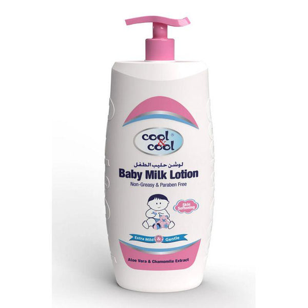Cool & Cool Baby Milk Lotion Pink - 500 ml - Zrafh.com - Your Destination for Baby & Mother Needs in Saudi Arabia
