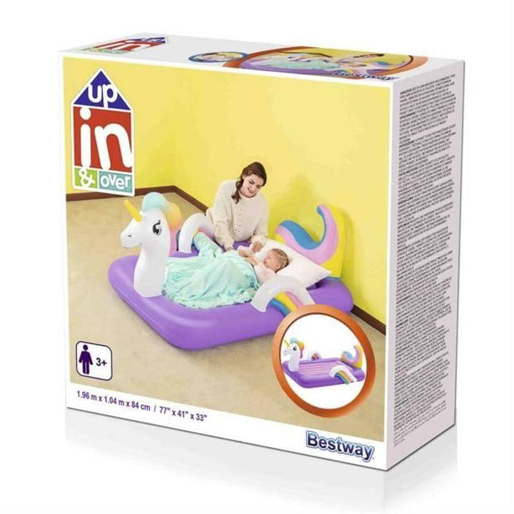 Inflatable Dreamchaser Airbed Unicorn For Kids Purple - 196x104x84 cm - 26-67713 - ZRAFH