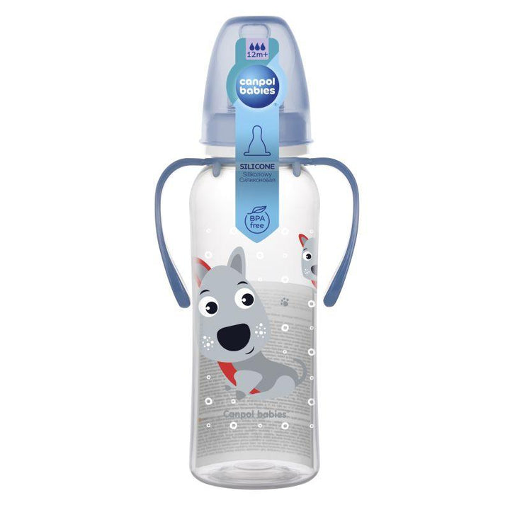 Canpol Feeding Bottle With Handle - 250 Ml - ZRAFH