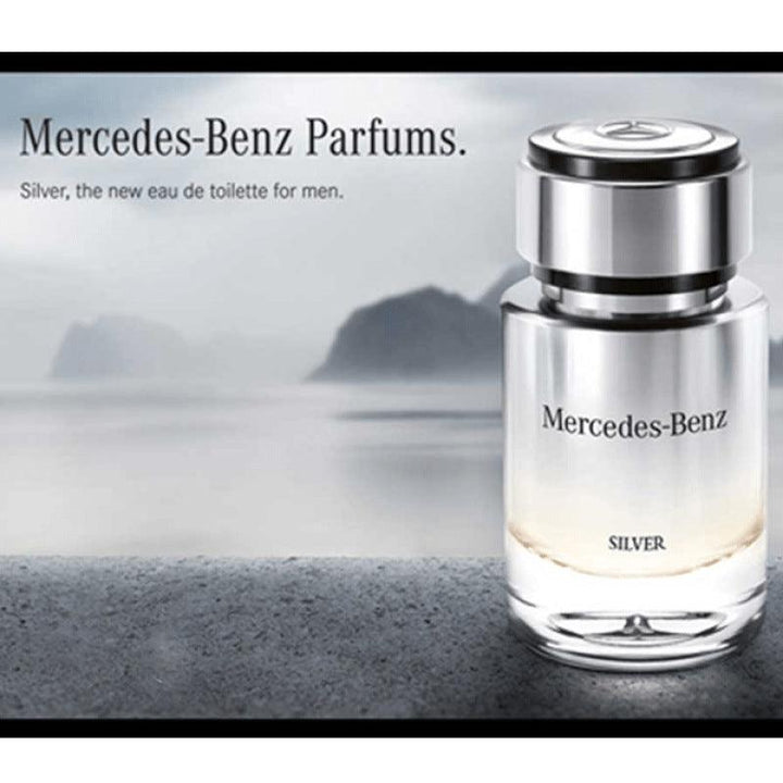 Mercedes Benz Silver For Men - Eau de Toilette - 120 ml - Zrafh.com - Your Destination for Baby & Mother Needs in Saudi Arabia