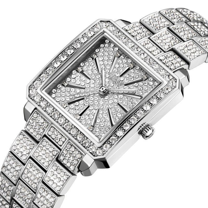 JBW Women's Crystal Watch 0.12 Diamonds - Stainless Steel - Silver - J6386 - Zrafh.com - Your Destination for Baby & Mother Needs in Saudi Arabia