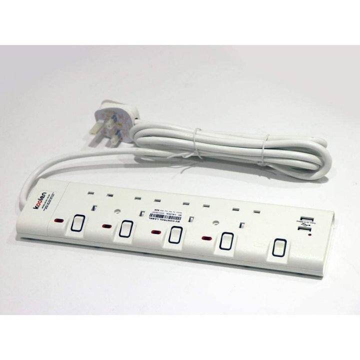 Koolen electrical connection - 4 outlets -5 meters - 301100004 - Zrafh.com - Your Destination for Baby & Mother Needs in Saudi Arabia