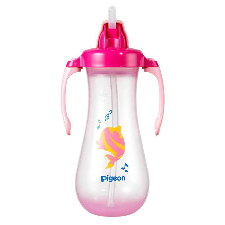 Pigeon Tall Straw Feeding Bottle - 300 ml - Zrafh.com - Your Destination for Baby & Mother Needs in Saudi Arabia