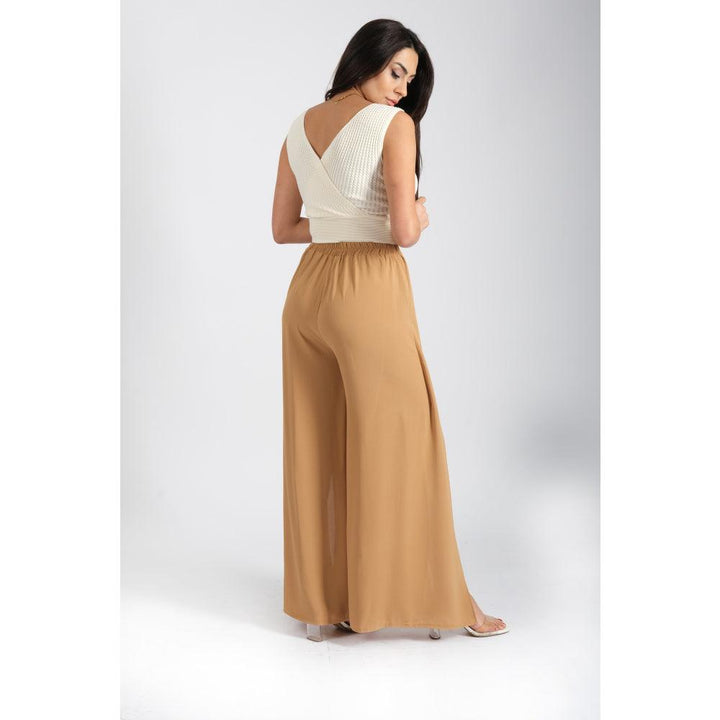 Londonella Women's High-waisted Pants With Wide Open Legs design - 100228 - Zrafh.com - Your Destination for Baby & Mother Needs in Saudi Arabia