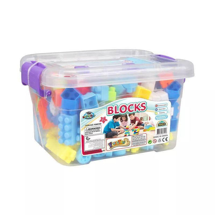Children's Building Blocks Set From Hodaway 216 Pieces - Multicolor - 34-1688360 - ZRAFH