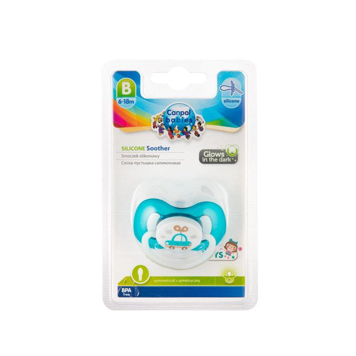 Canpol babies Silicone Symmetrical Soother - 6-18m - ZRAFH