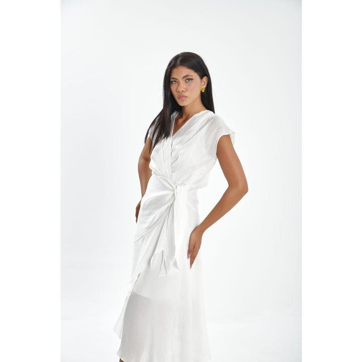 Londonella Women's Long Summer Dress With V-Neck - LON100290 - Zrafh.com - Your Destination for Baby & Mother Needs in Saudi Arabia