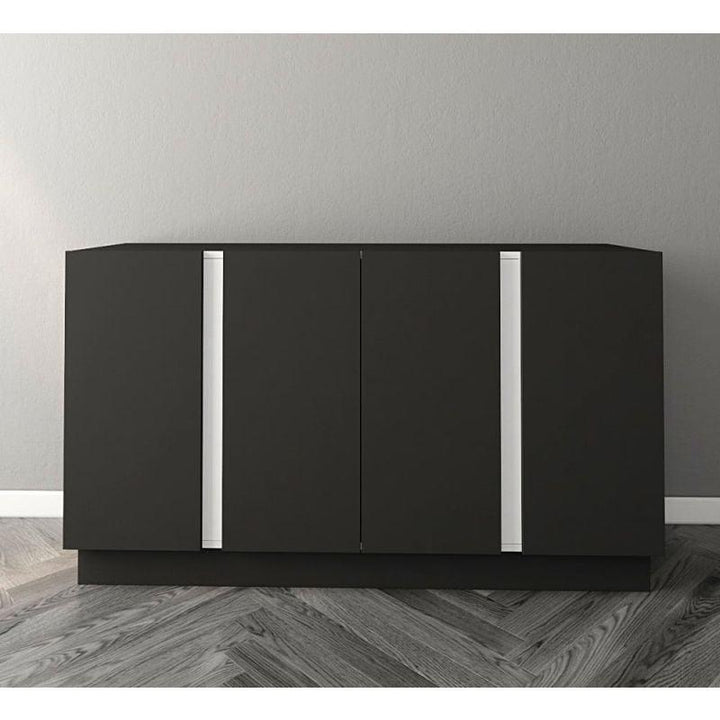 Black & White Coffee Corner with 4 Drawers By Alhome - Zrafh.com - Your Destination for Baby & Mother Needs in Saudi Arabia